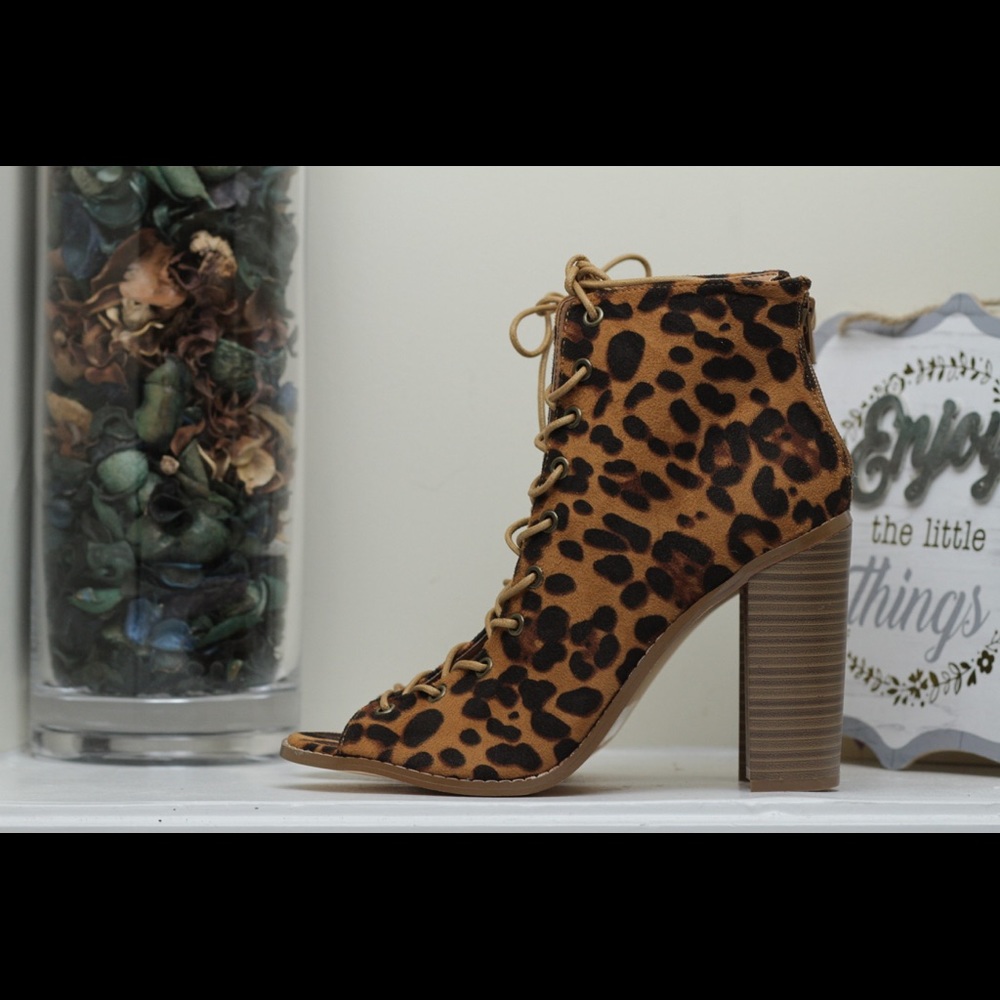 Leopard Booties - Picture 3 of 4
